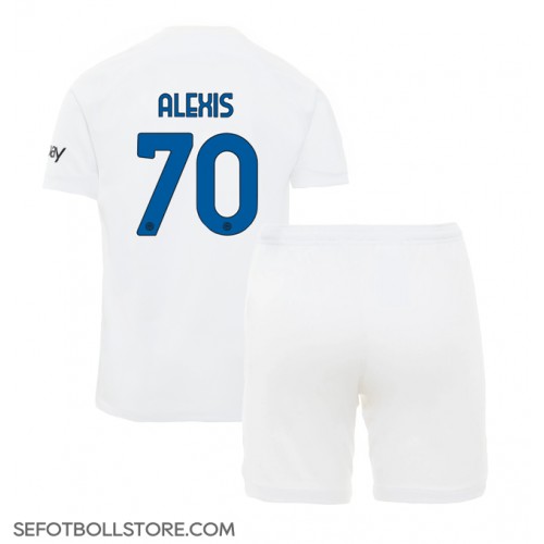 Inter Milan Alexis Sanchez #70 Replika babykläder Bortaställ Barn 2023-24 Kortärmad (+ korta byxor)